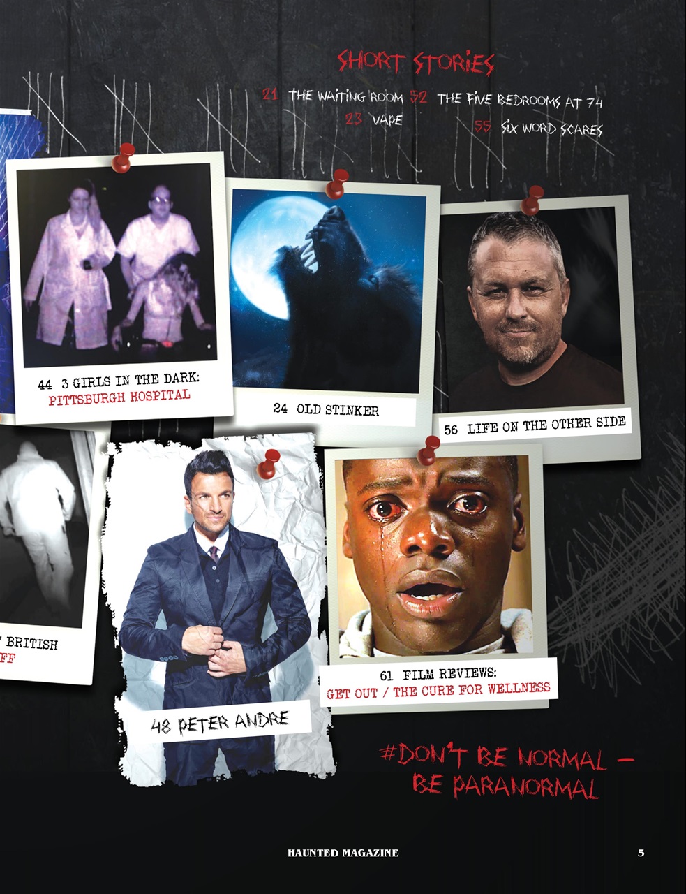 Haunted Magazine Preview Pages