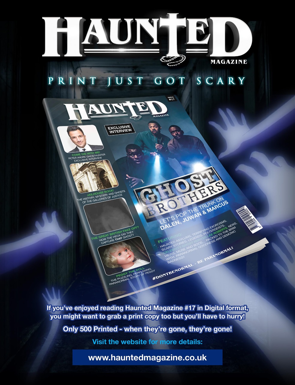 Haunted Magazine Preview Pages
