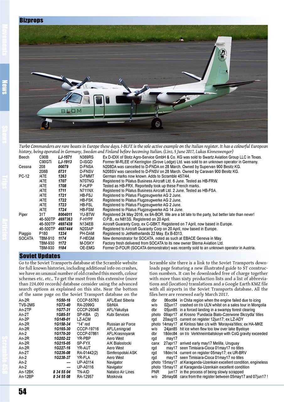 Scramble Magazine Preview Pages