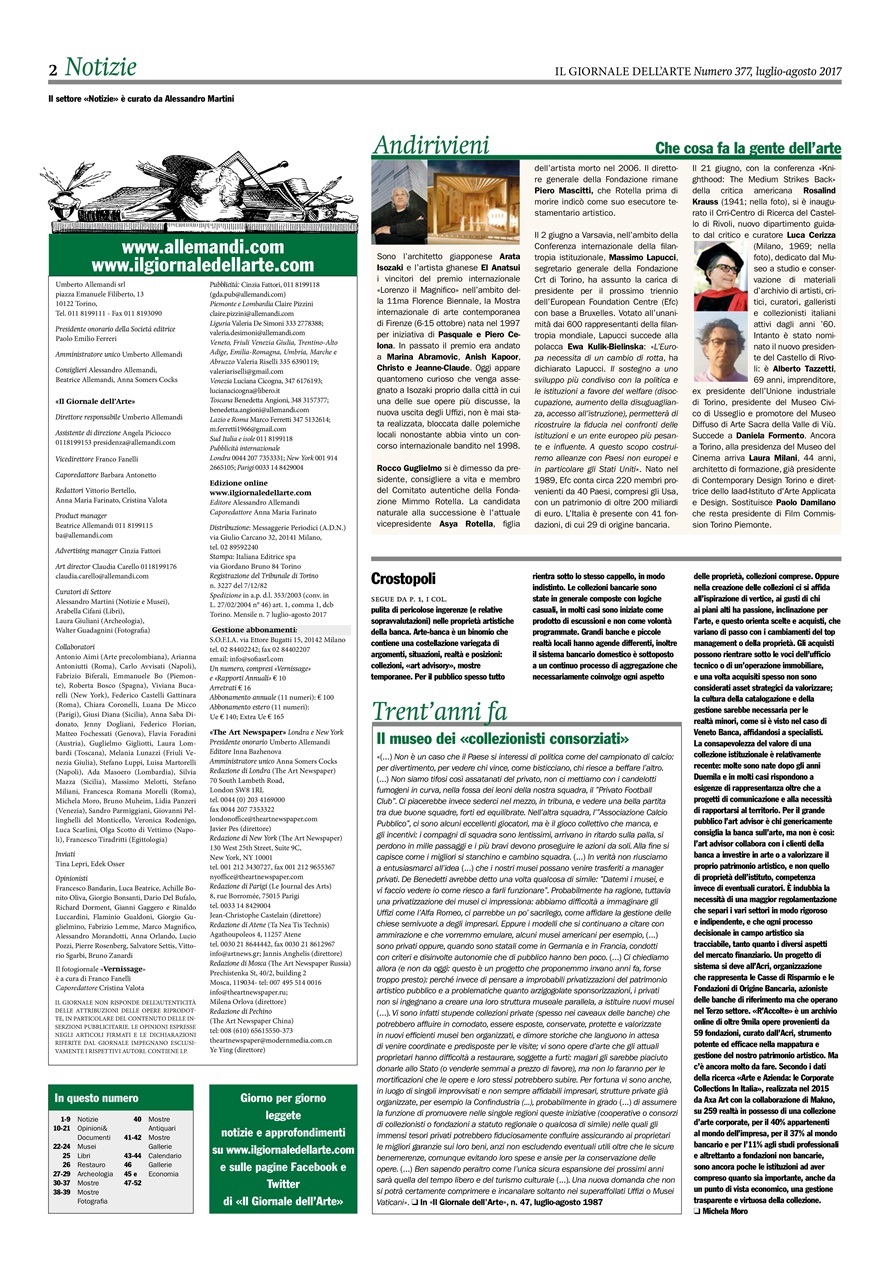 Il Giornale Dell’Arte Preview Pages