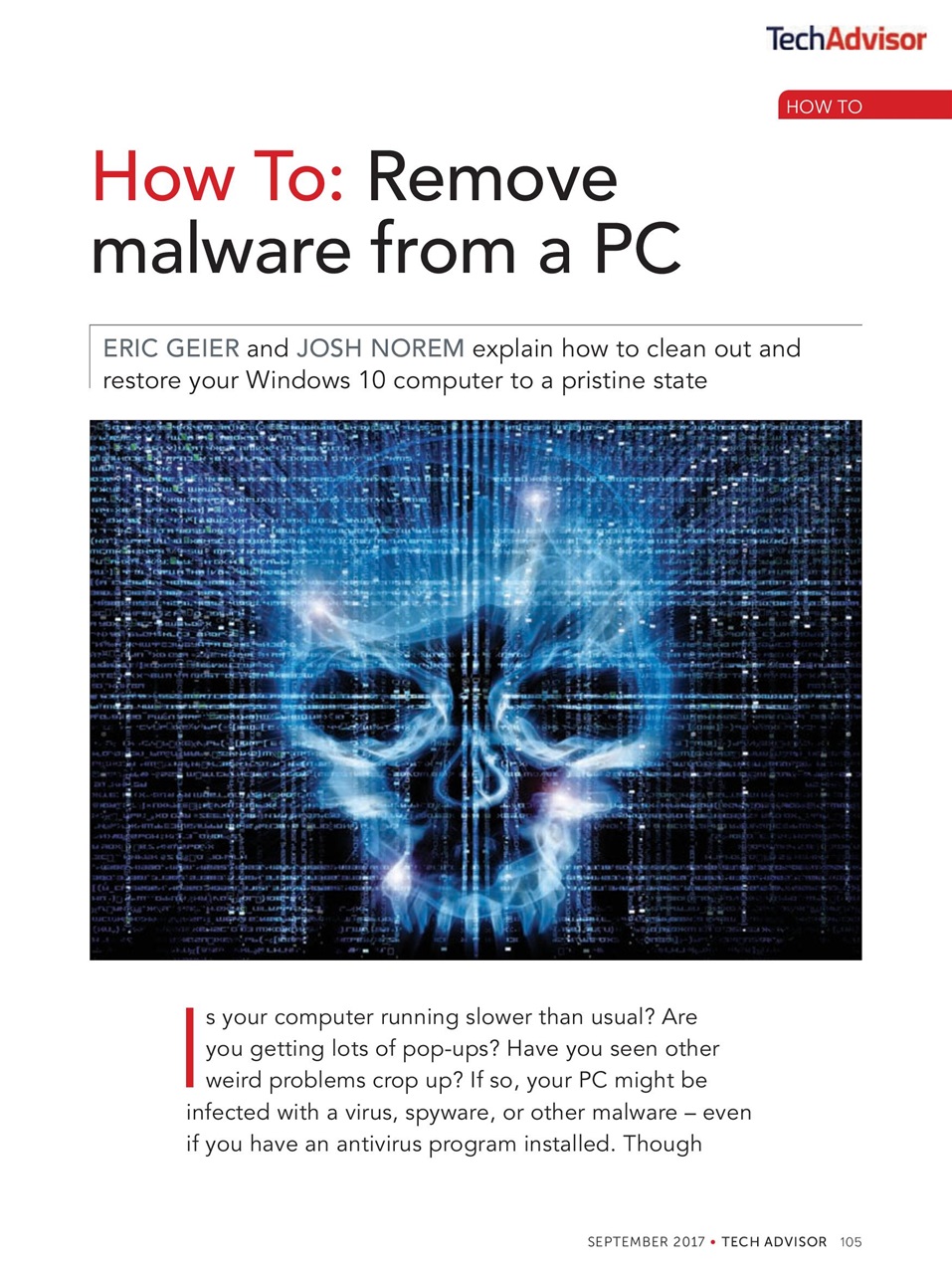 Tech Advisor Preview Pages