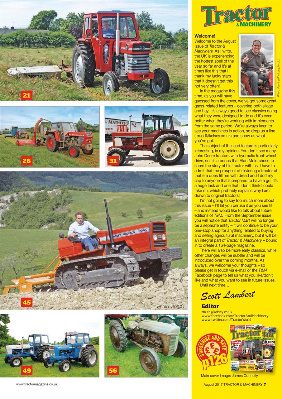 Tractor & Machinery Preview Pages