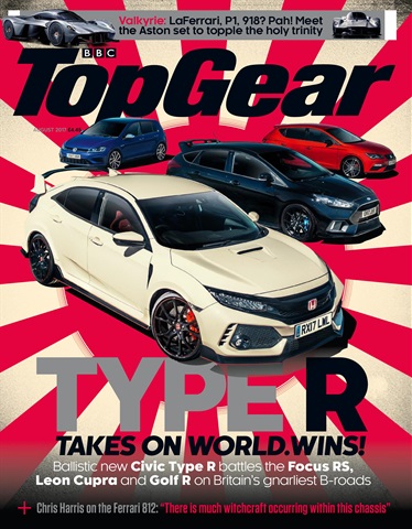 BBC Top Gear Magazine issue August 2017