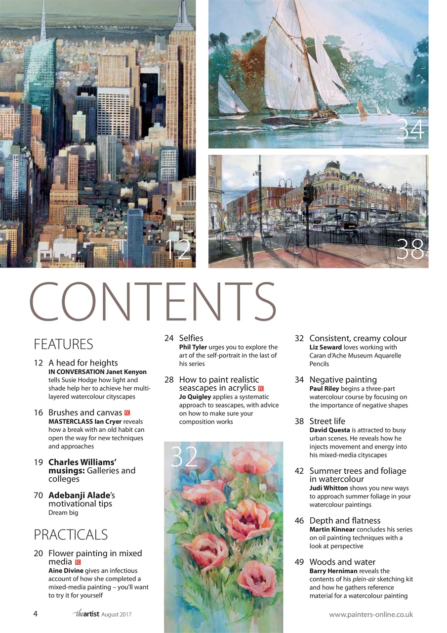 The Artist Preview Pages