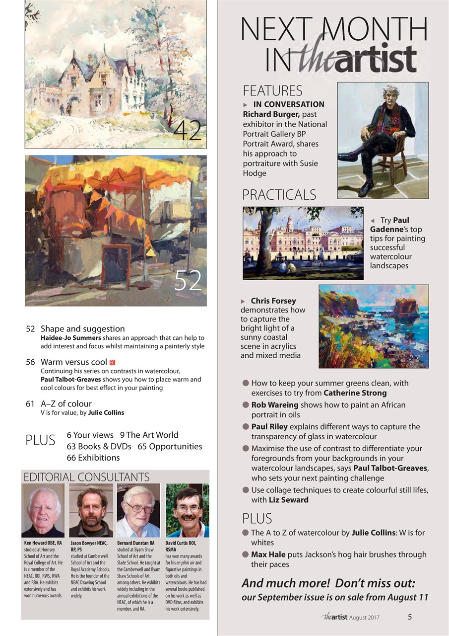 The Artist Preview Pages