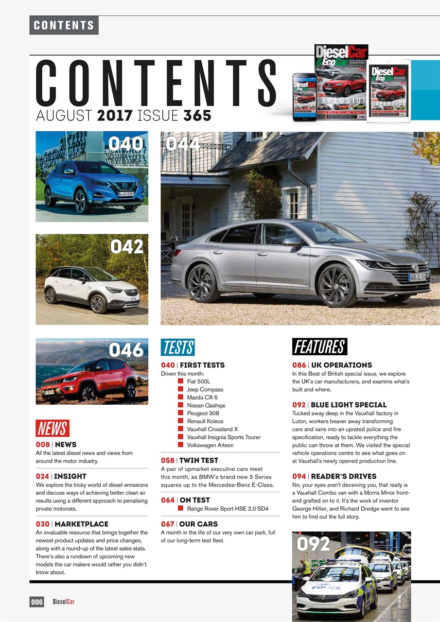 Diesel&EcoCar Magazine Preview Pages
