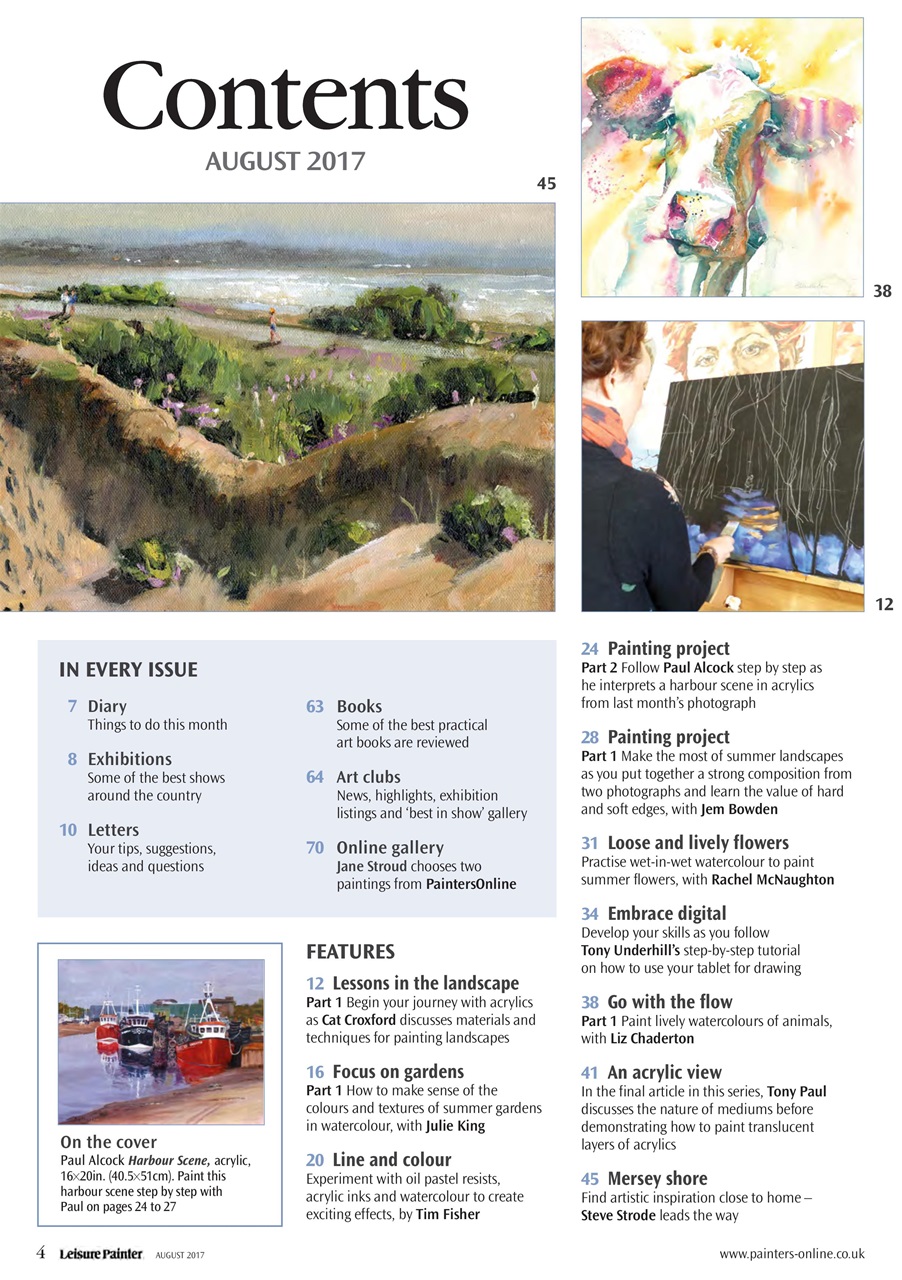 Leisure Painter & The Artist Preview Pages