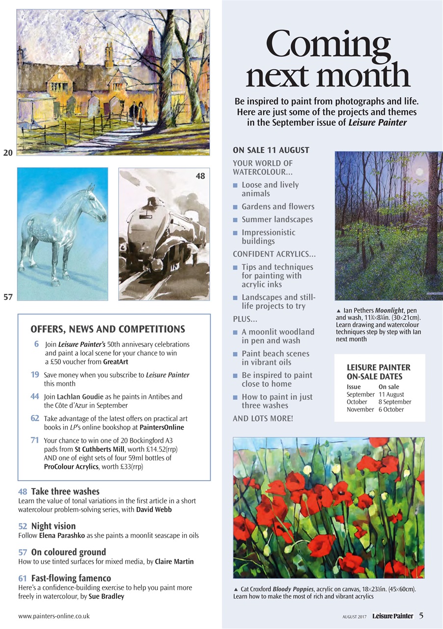 Leisure Painter & The Artist Preview Pages