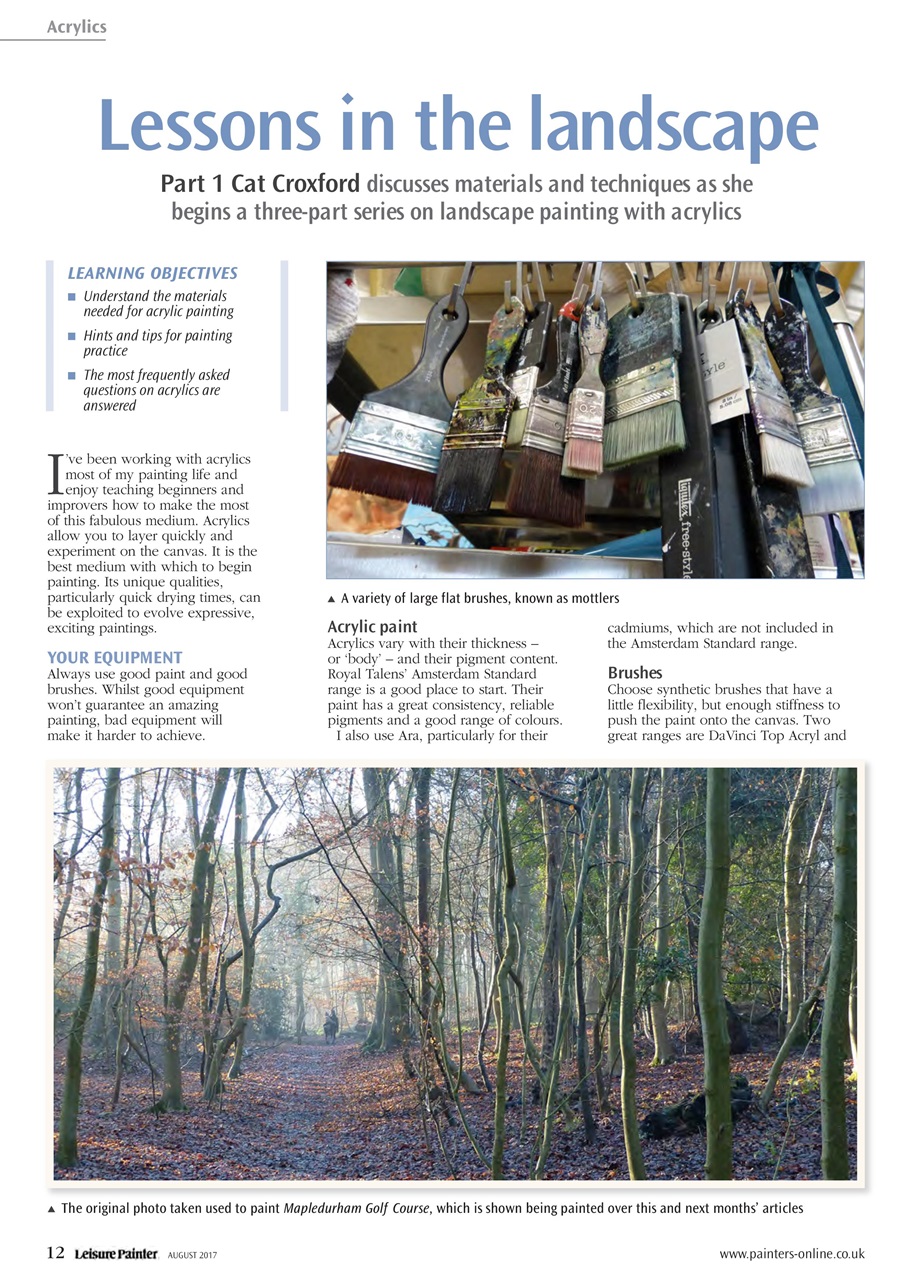 Leisure Painter & The Artist Preview Pages