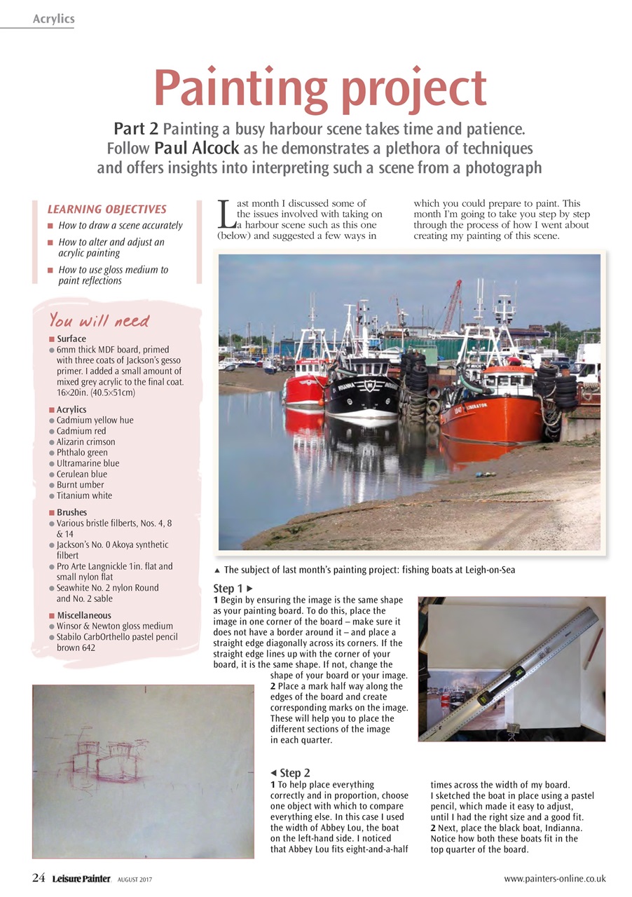 Leisure Painter & The Artist Preview Pages