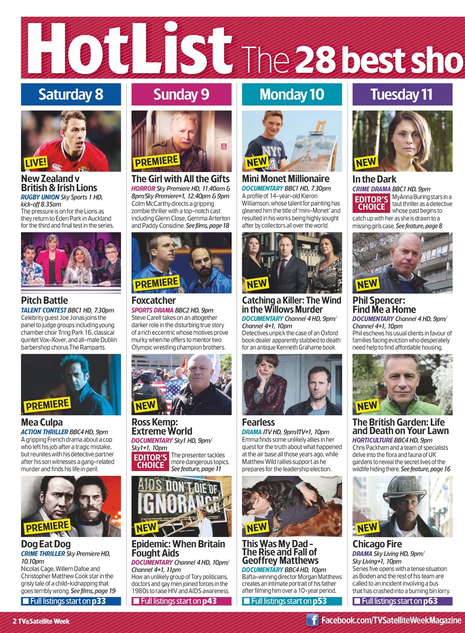 TV & Satellite Week Preview Pages