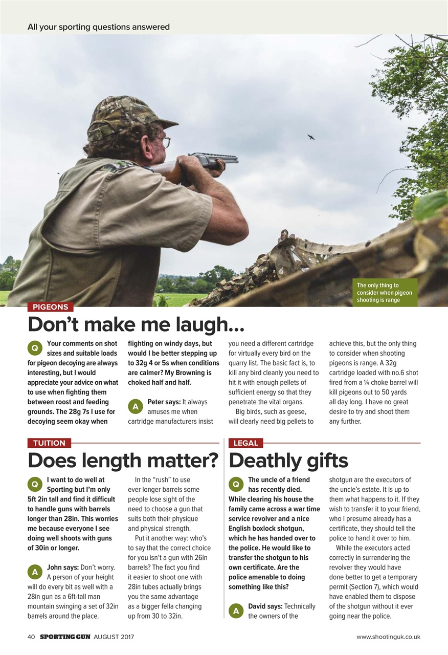 Sporting Gun Preview Pages