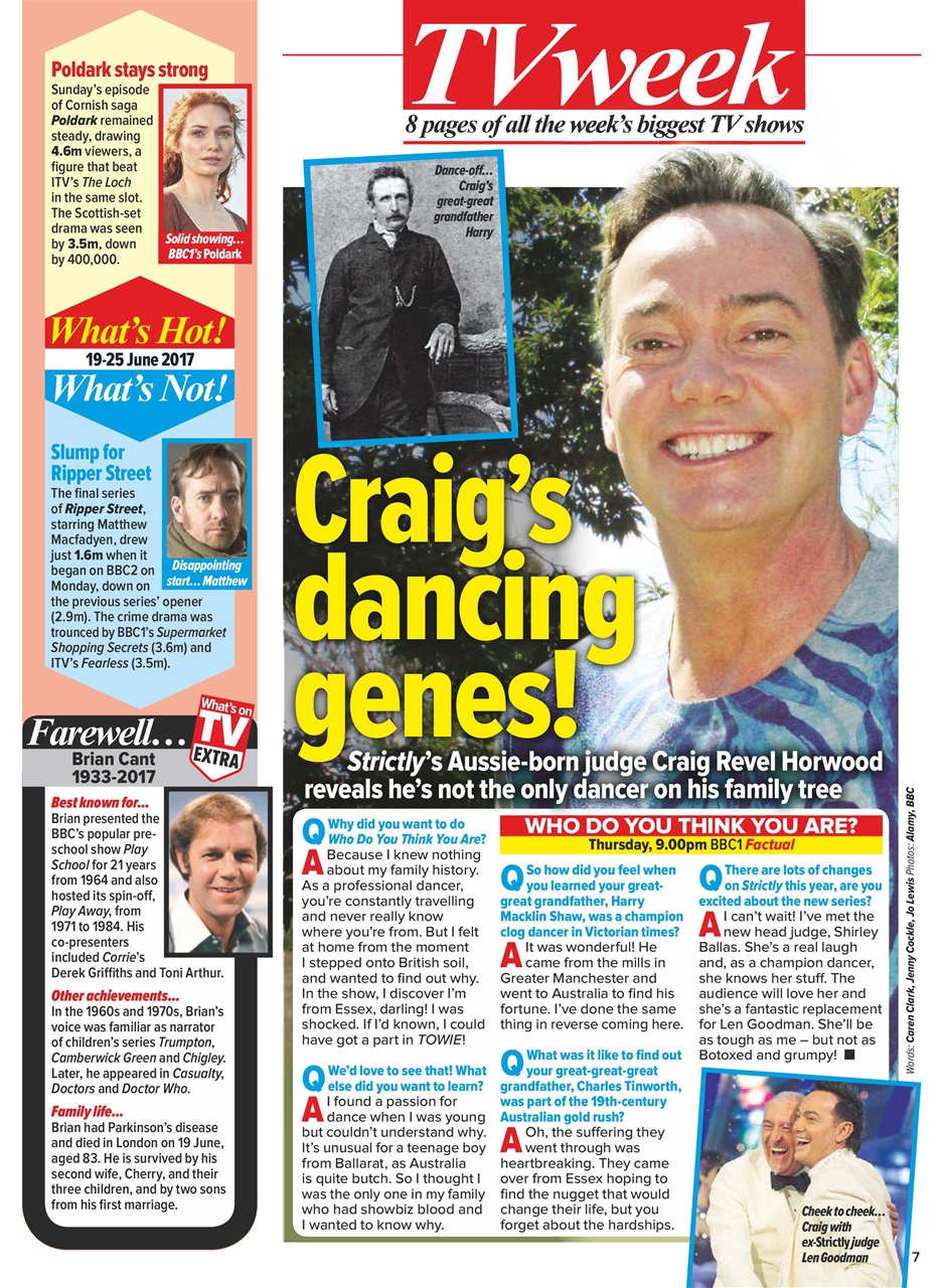 What's on TV Preview Pages