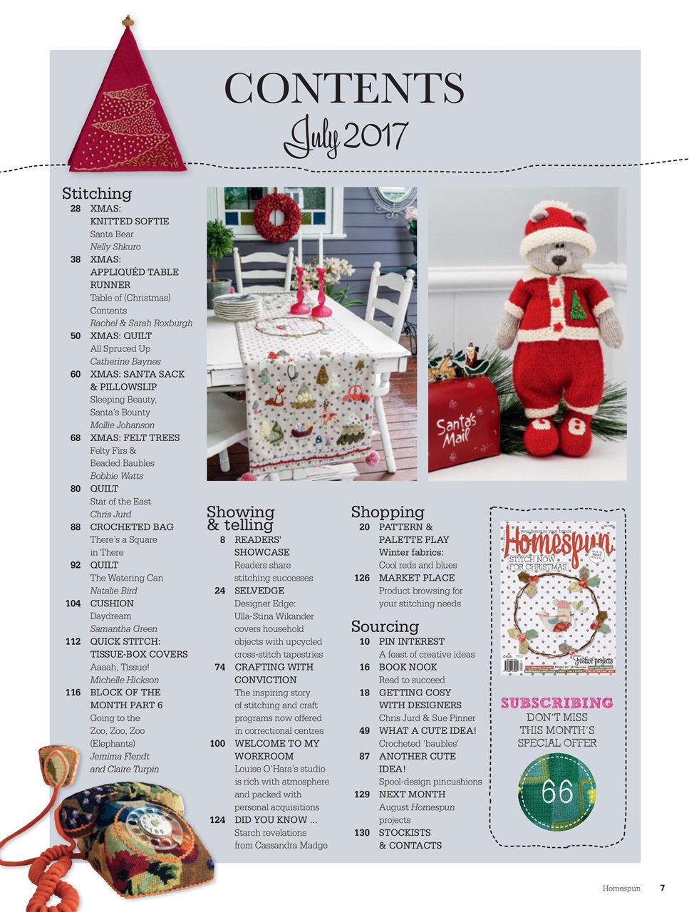 Homespun Preview Pages