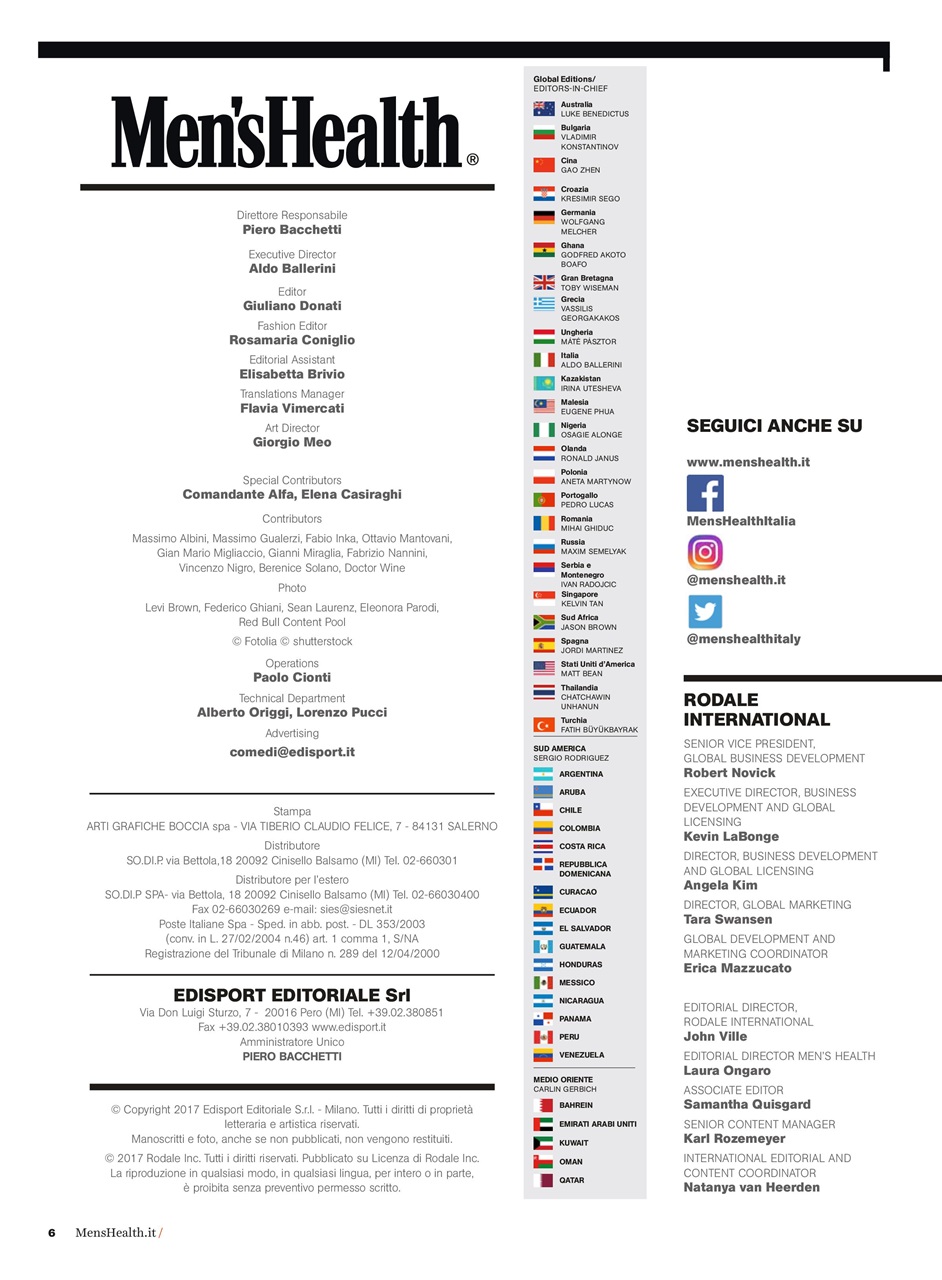 Men's Health Italia Preview Pages