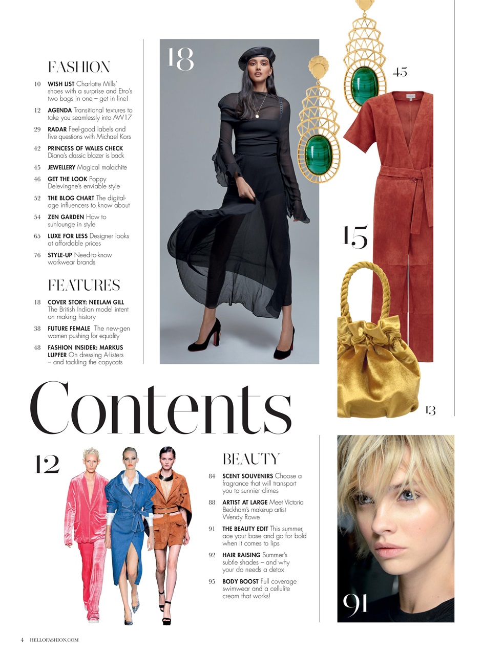 Hello! Fashion Monthly Preview Pages