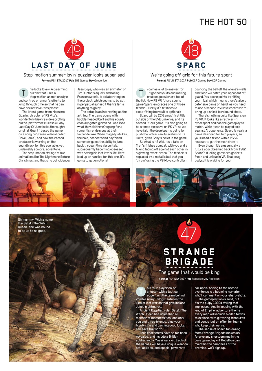 PLAY Magazine Preview Pages