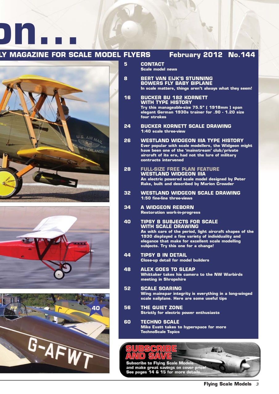 Flying Scale Models Preview Pages