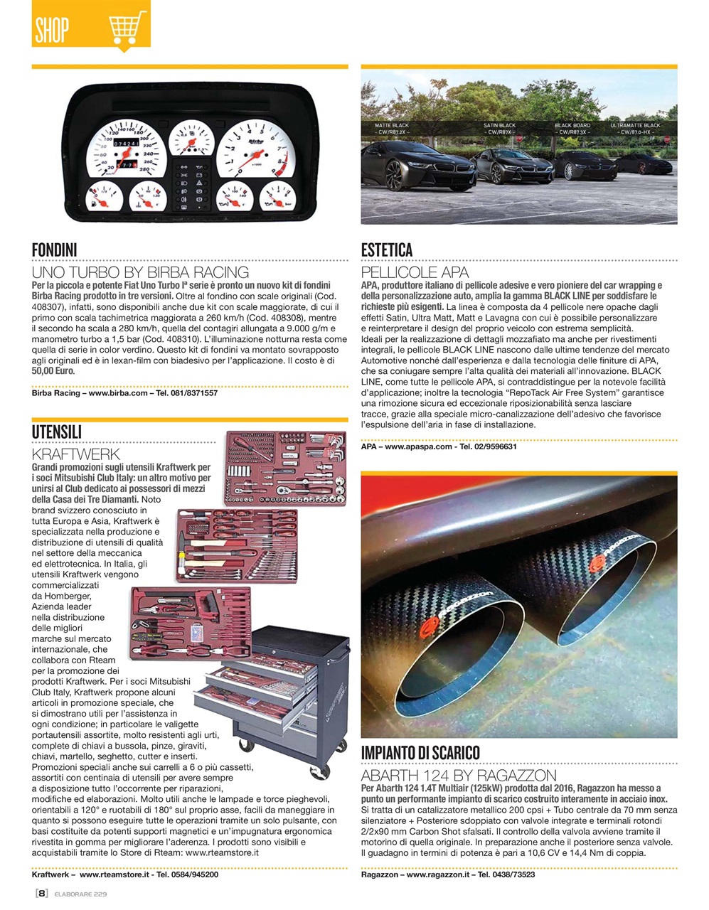 Elaborare GT Tuning Preview Pages