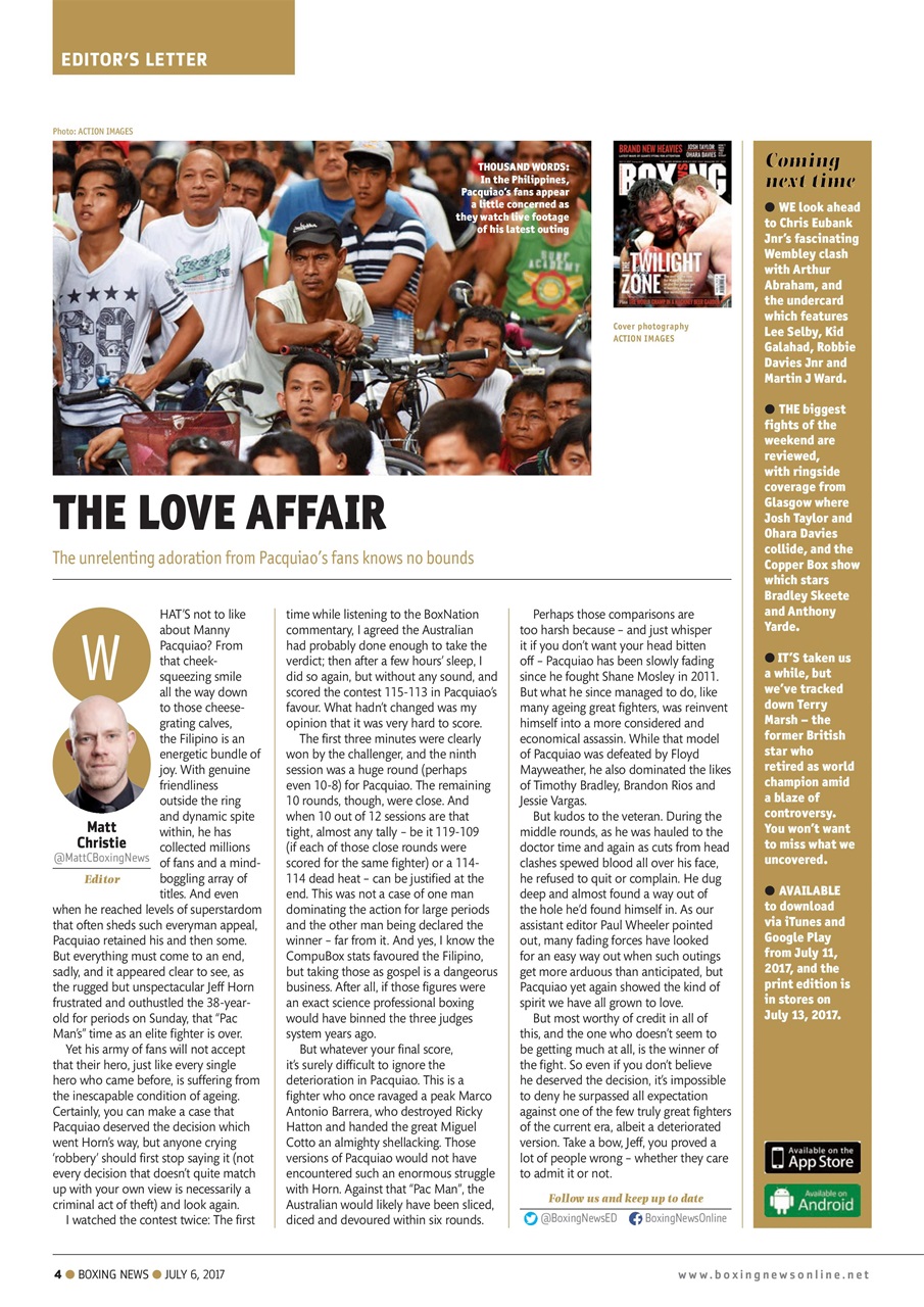 Boxing News Preview Pages