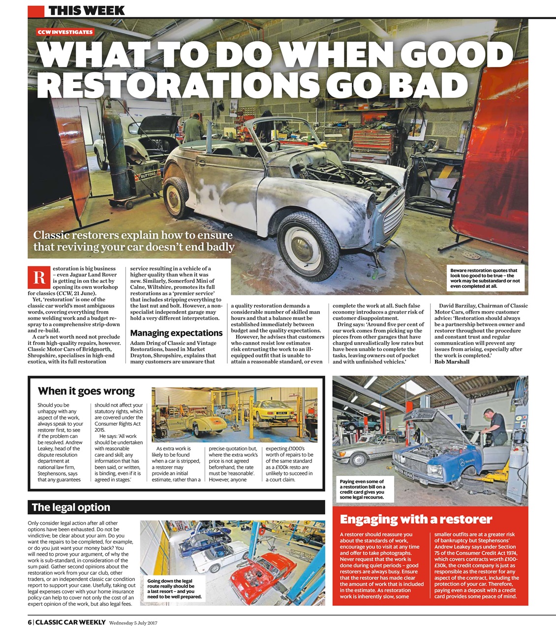 Classic Car Weekly Preview Pages