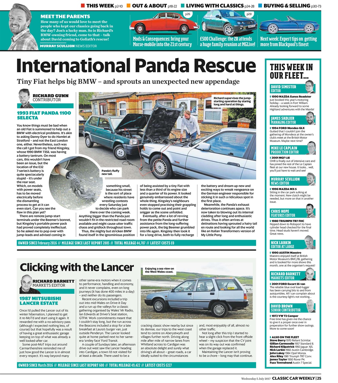 Classic Car Weekly Preview Pages