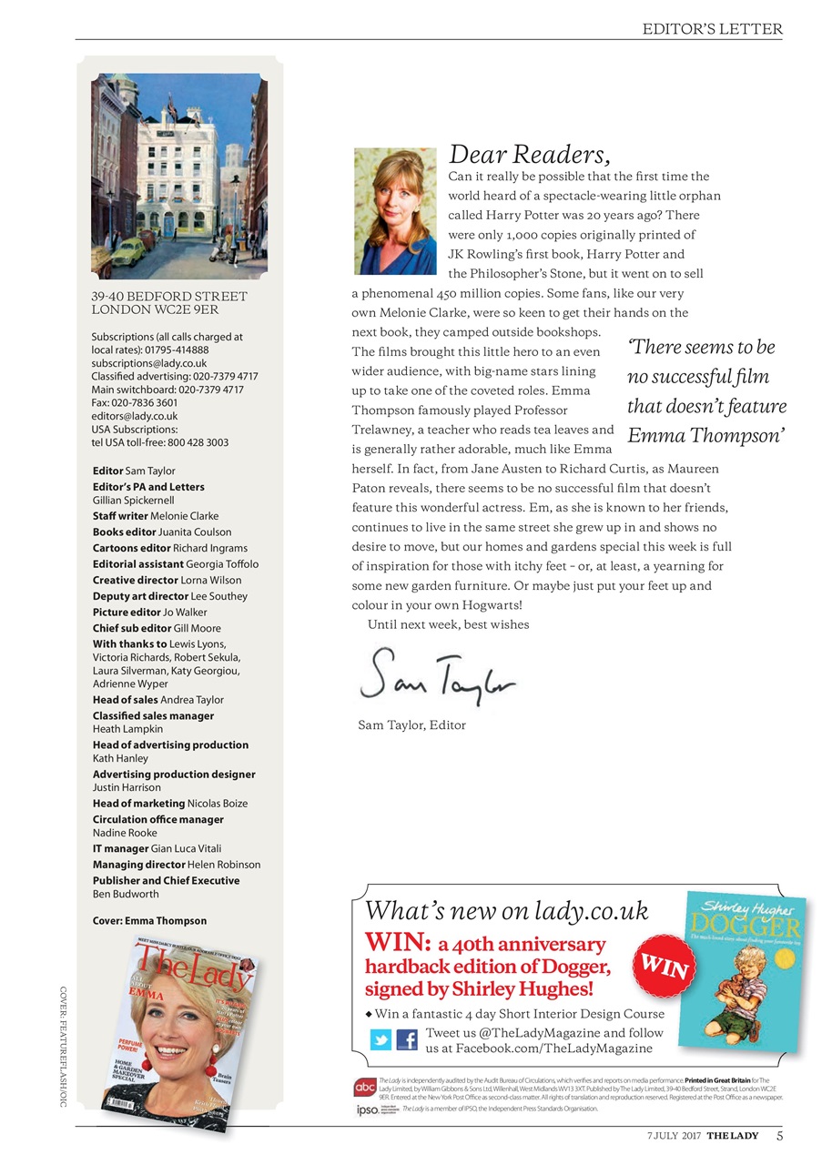 The Lady Preview Pages