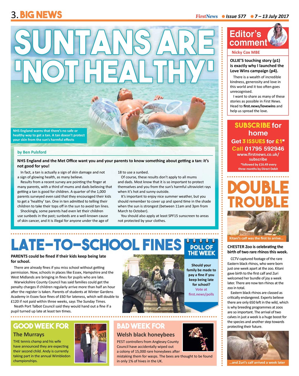 First News Preview Pages