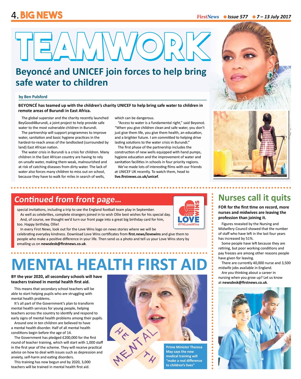 First News Preview Pages