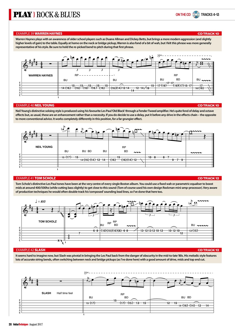 Guitar Techniques Preview Pages