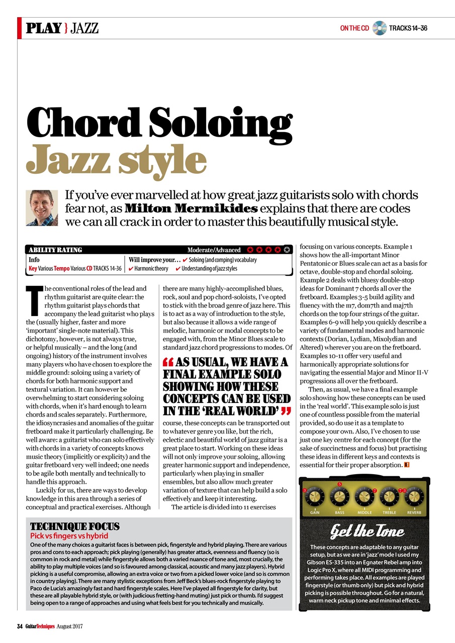 Guitar Techniques Preview Pages