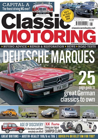 Classic Motoring issue August 2017