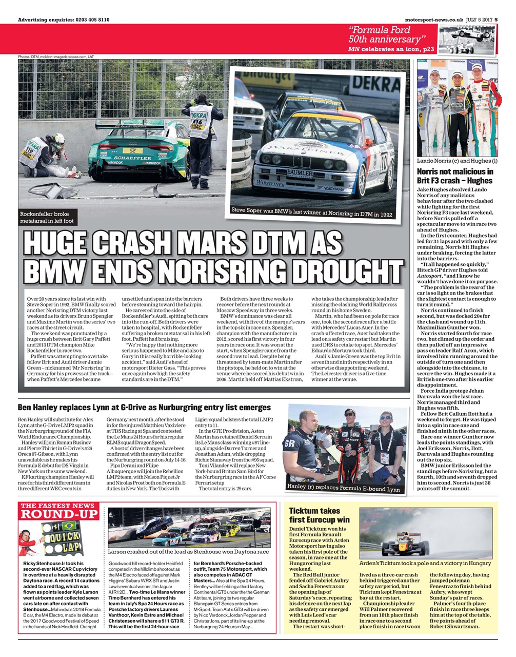 Motorsport News Preview Pages