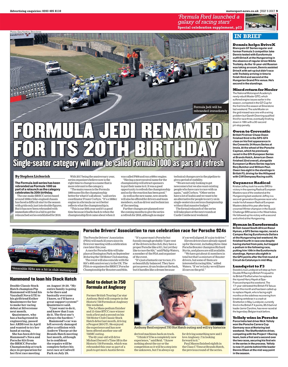 Motorsport News Preview Pages