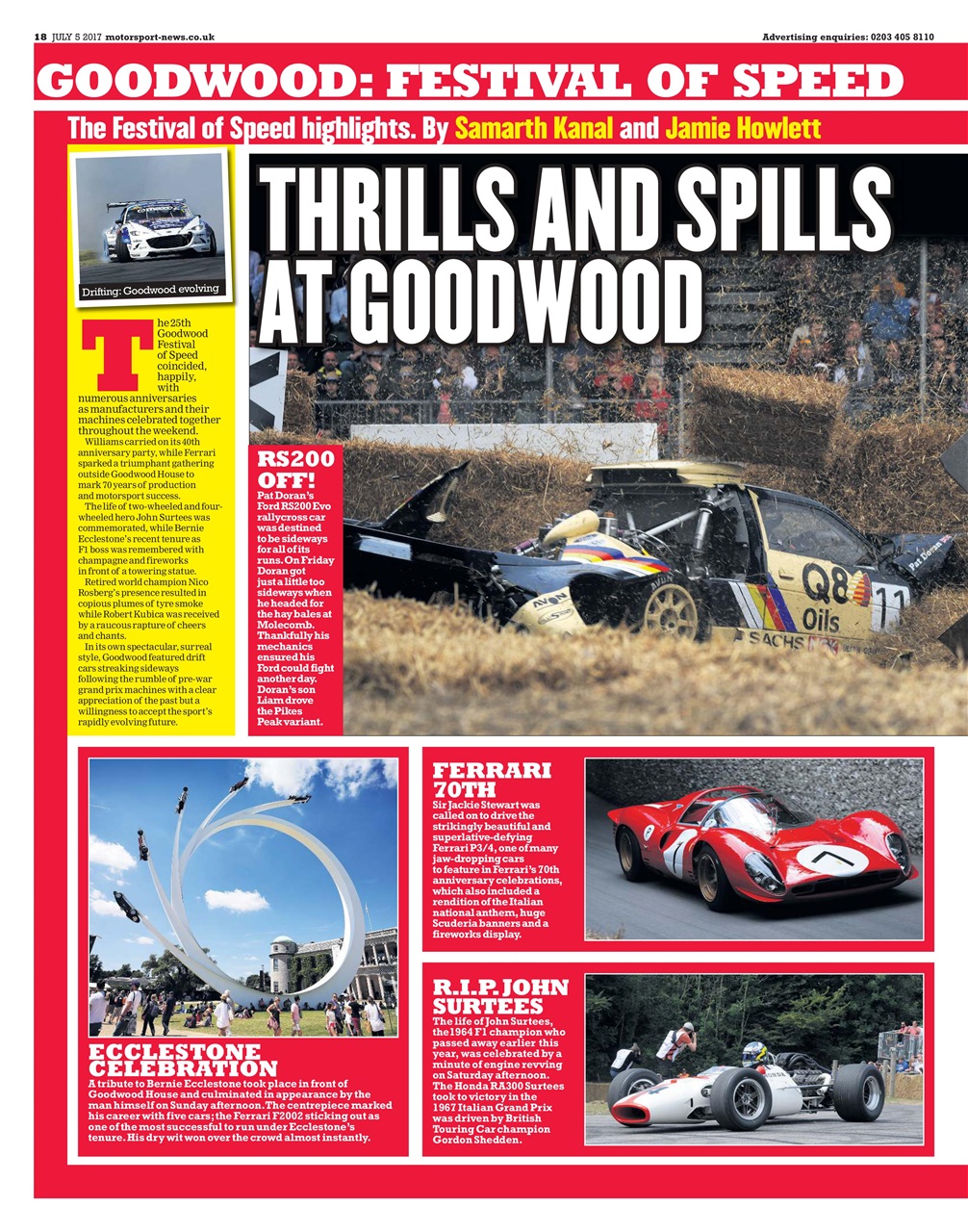Motorsport News Preview Pages