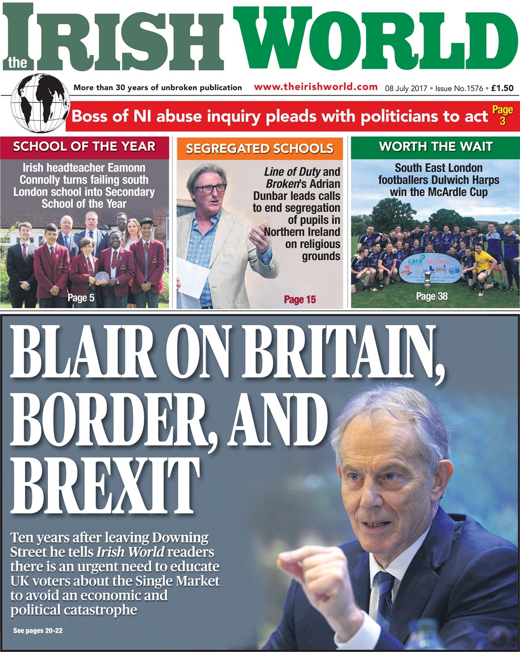 Irish World Preview Pages