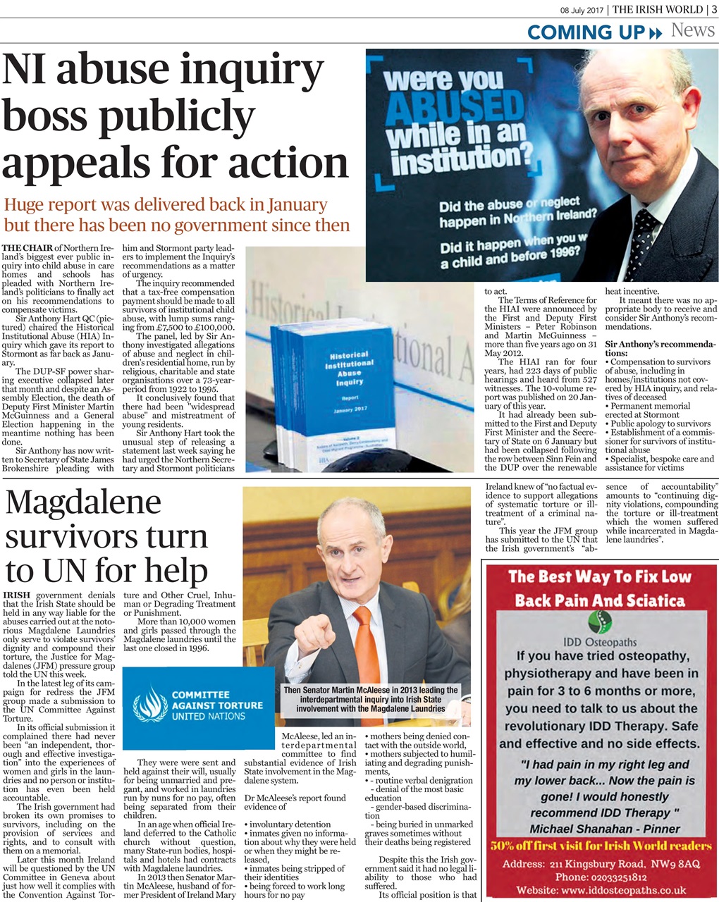 Irish World Preview Pages