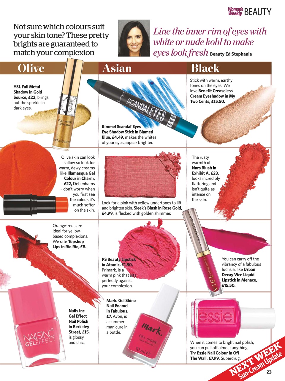 Woman's Weekly Preview Pages