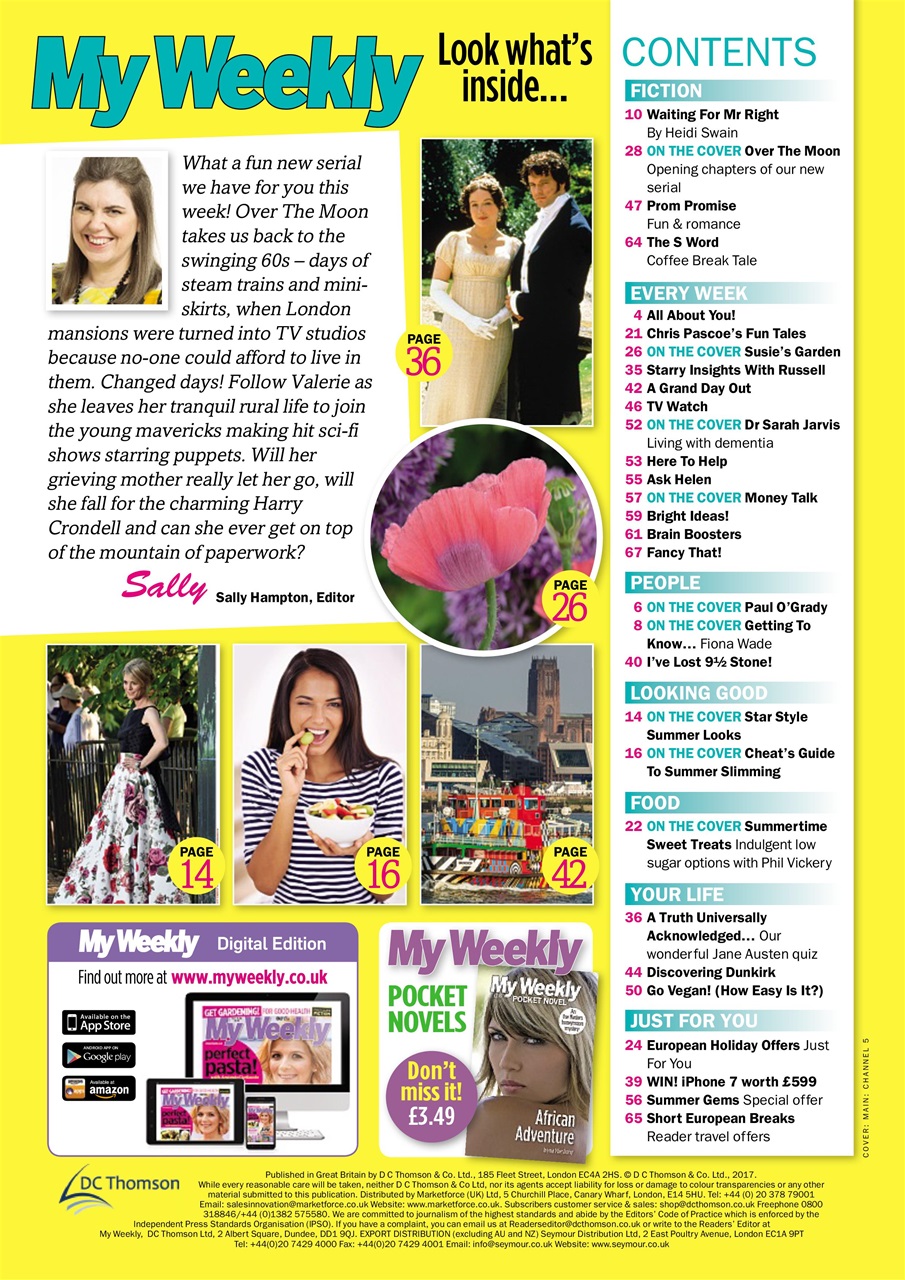 My Weekly Preview Pages