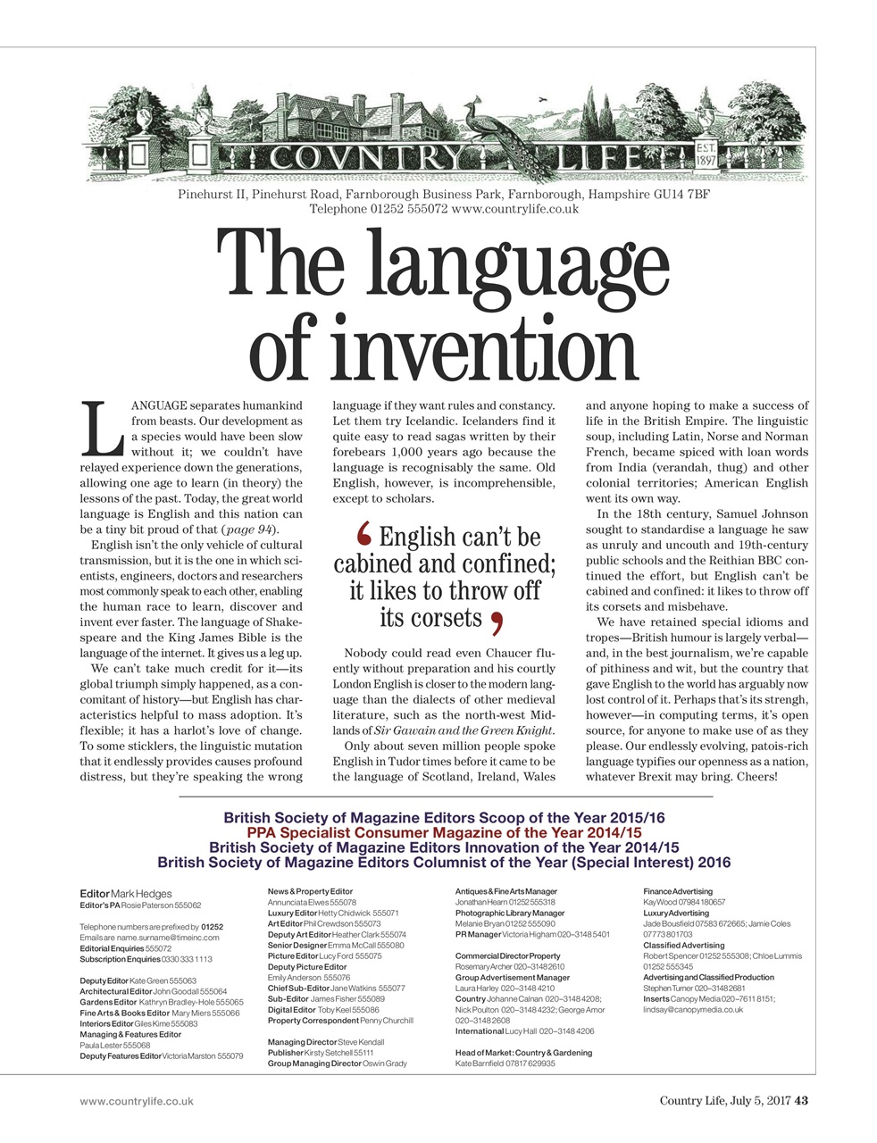 Country Life Preview Pages