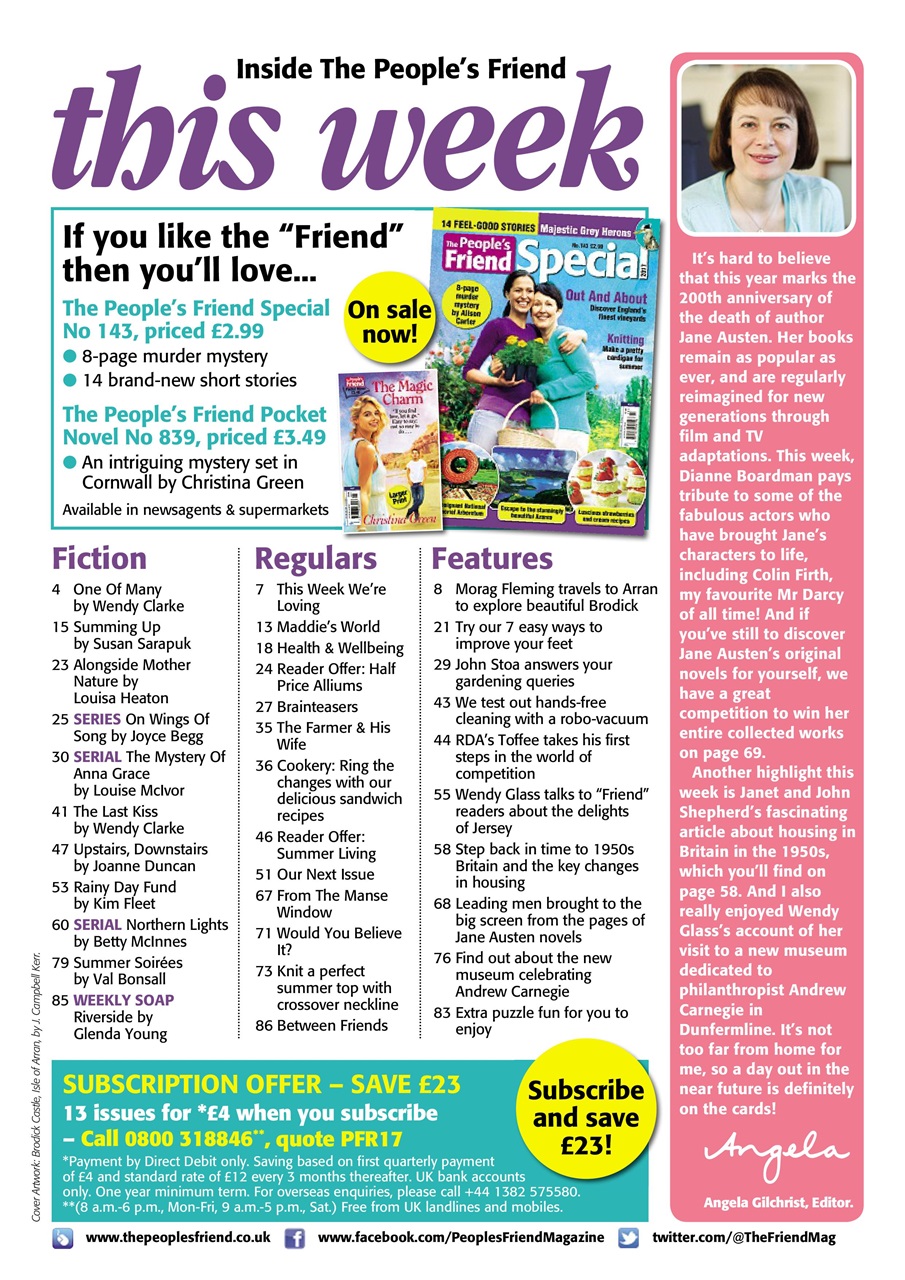 The People’s Friend Preview Pages