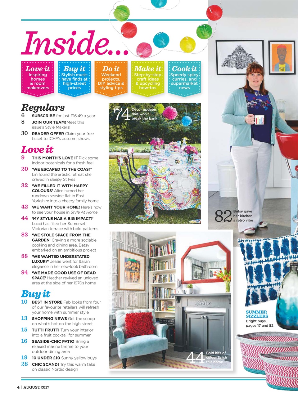 Style at Home Preview Pages