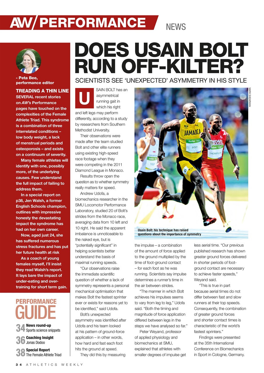 AW – Athletics Weekly Magazine Preview Pages