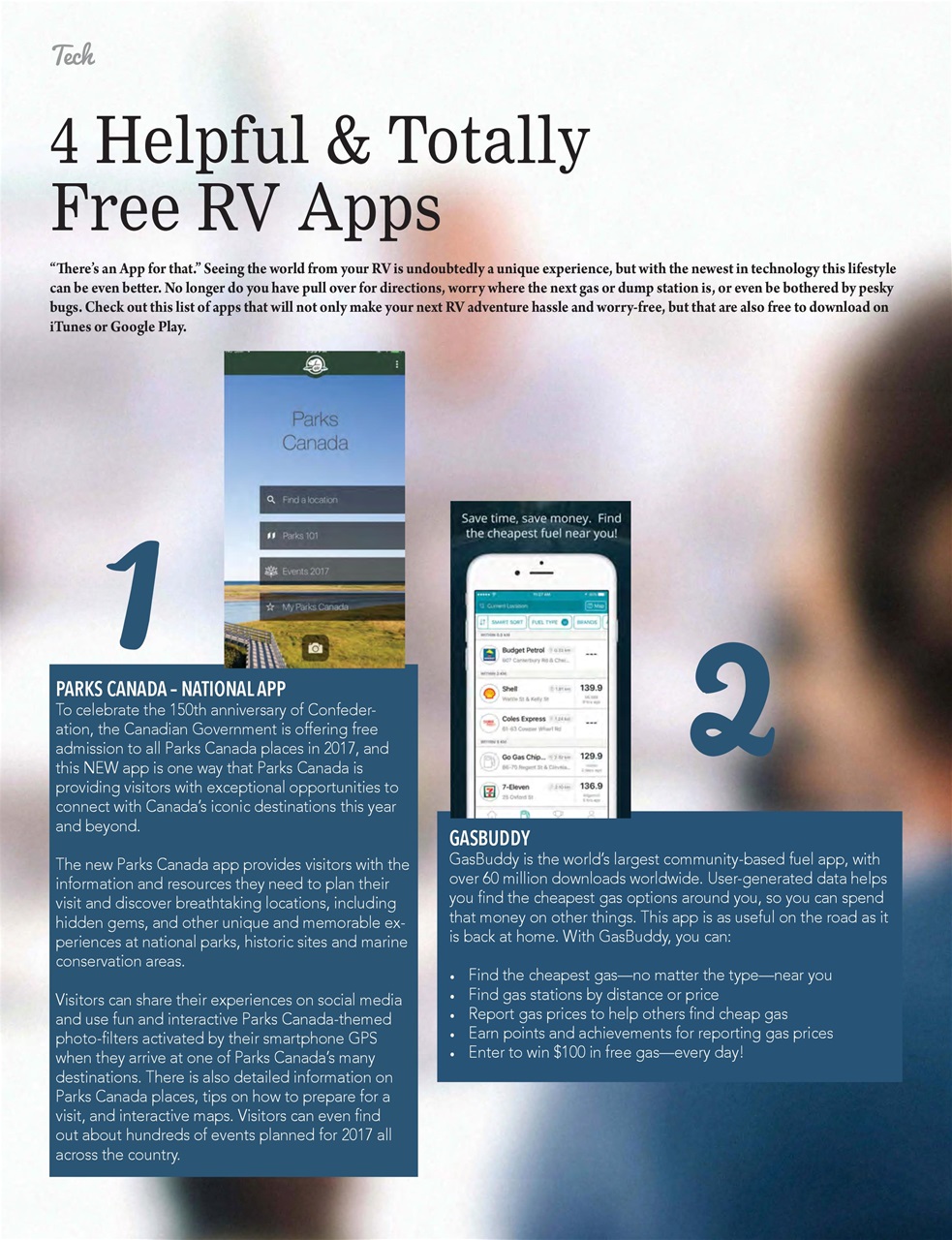 Snowbirds & RV Travelers Preview Pages