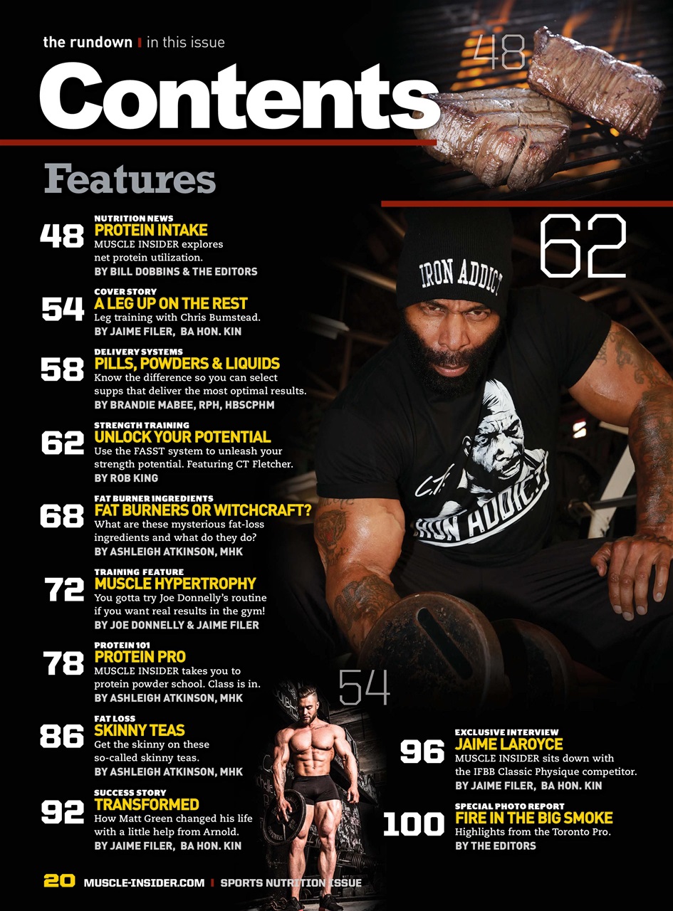 Muscle Insider Magazine Preview Pages