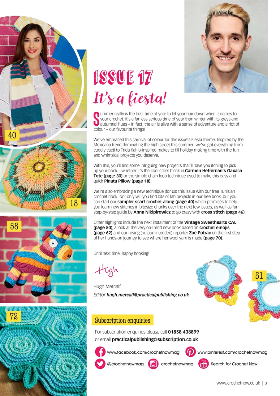 Crochet Now Magazine Preview Pages