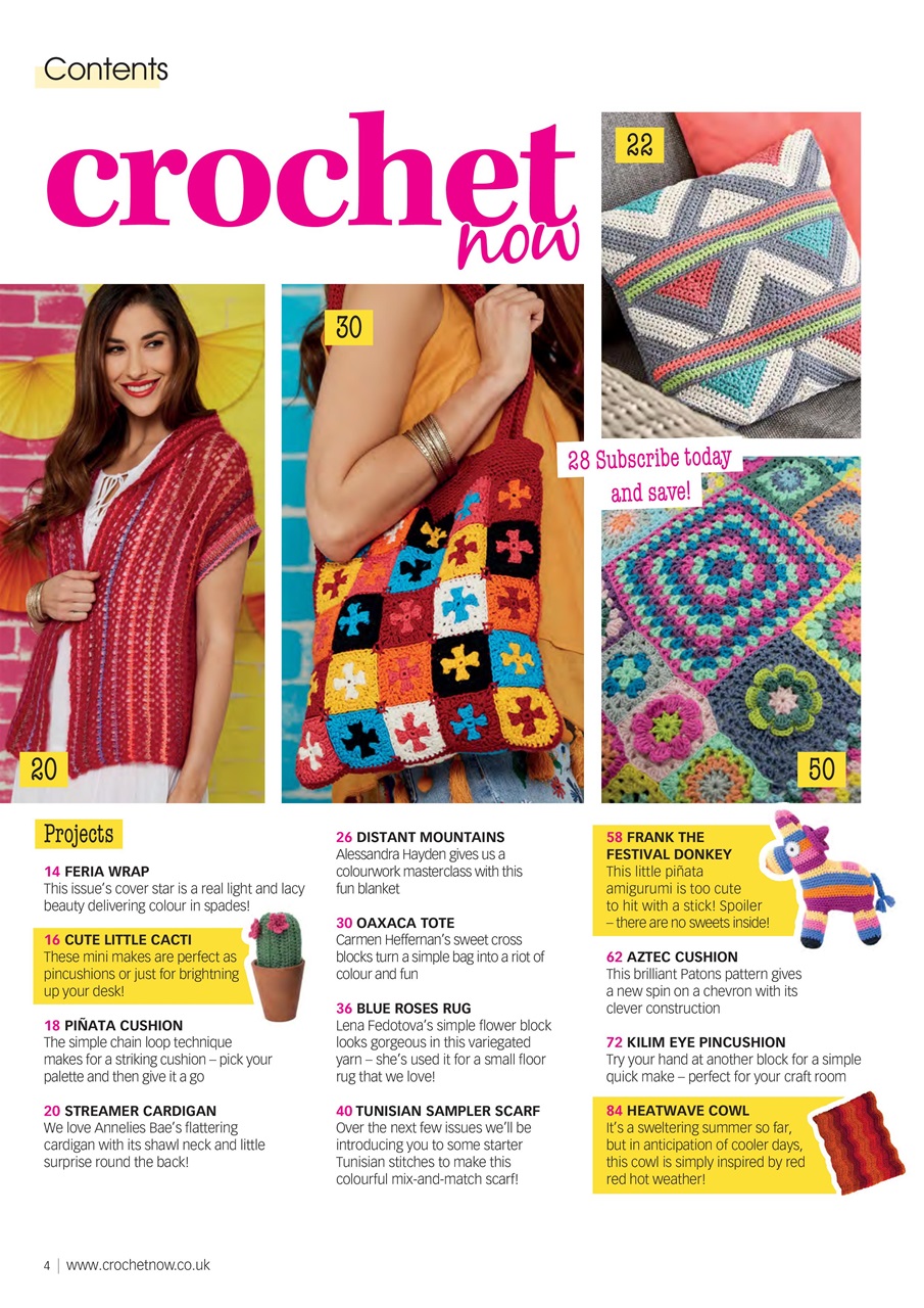 Crochet Now Magazine Preview Pages