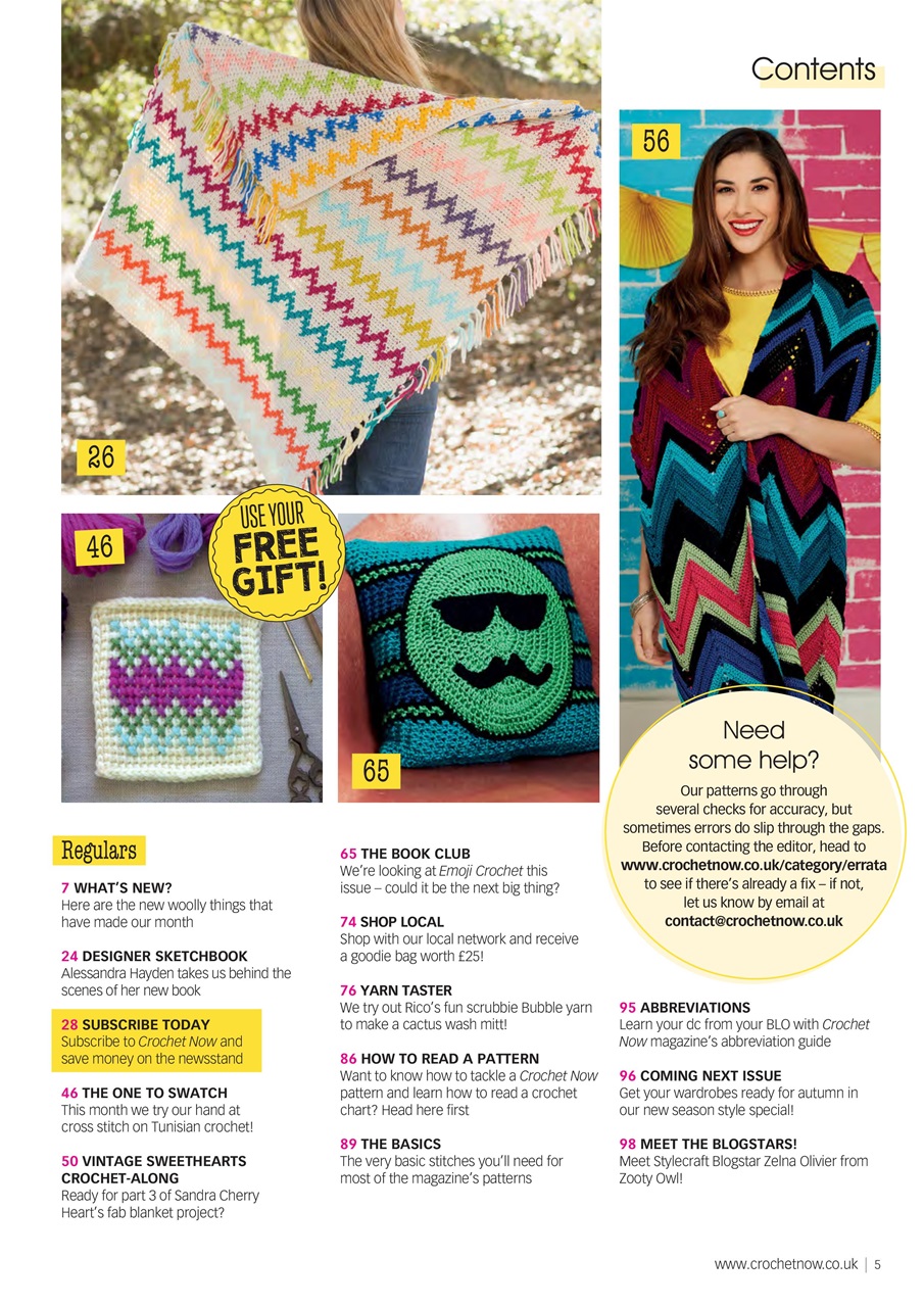 Crochet Now Magazine Preview Pages