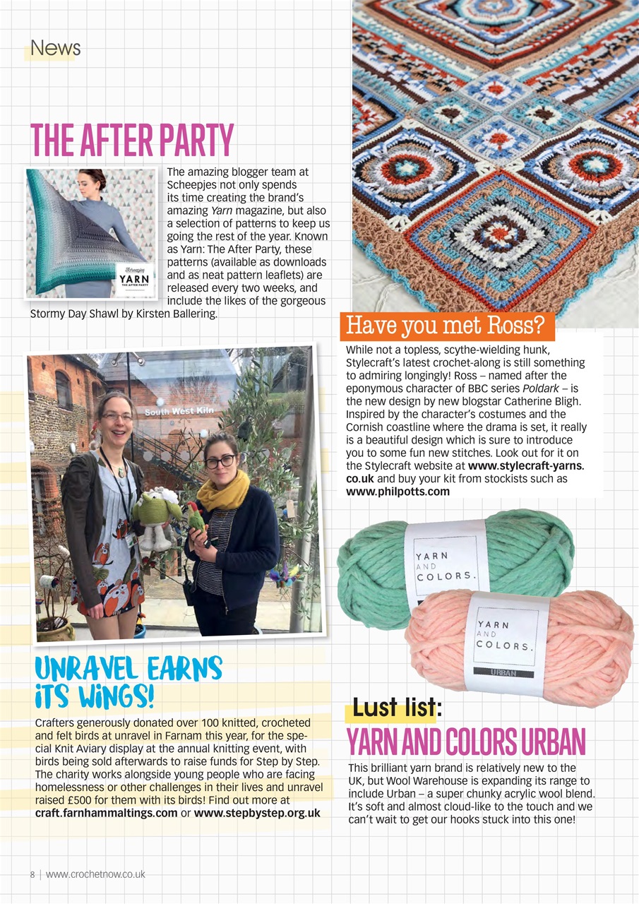 Crochet Now Magazine Preview Pages