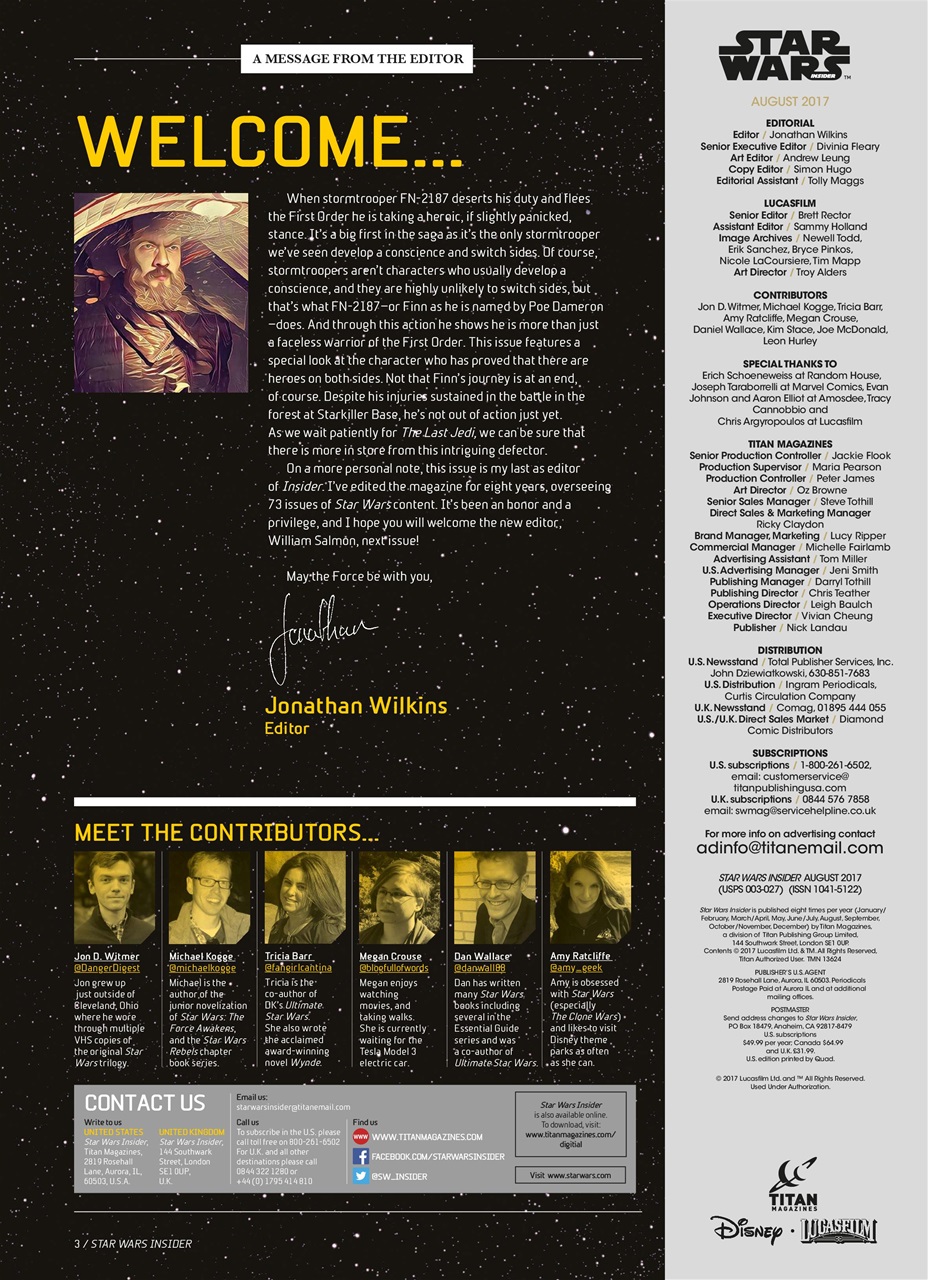 Star Wars Insider Preview Pages